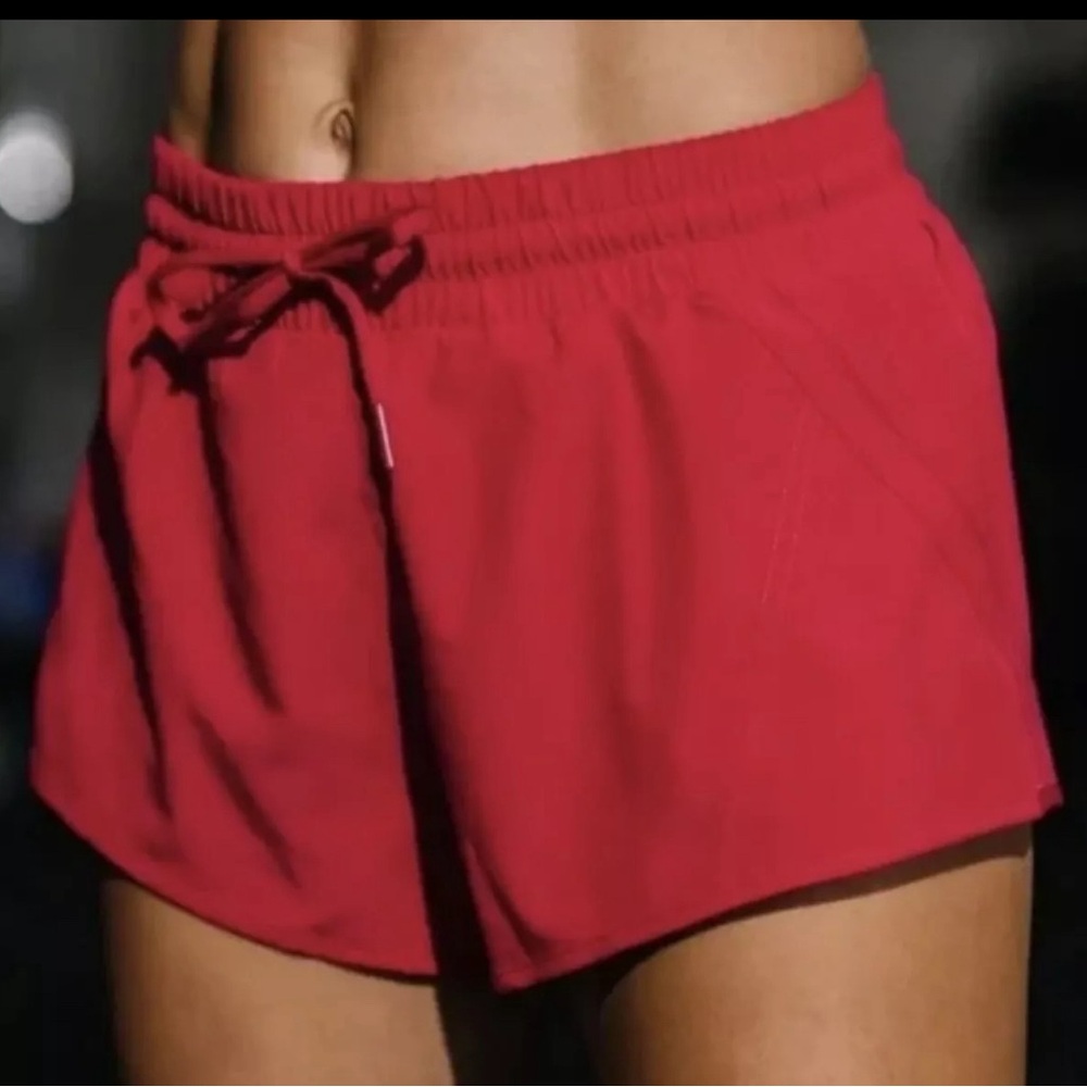 ZYIA Womens Red Active VELOCITY SHORTS Sports Athletic Size Small